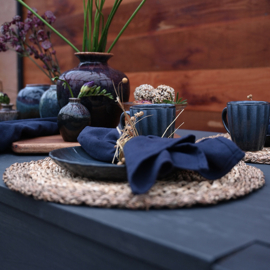 Plate Joy Navy