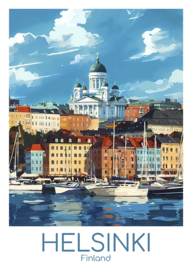 A4 Poster Helsinki (nieuw)