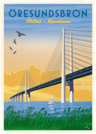 Poster Öresundsbron (brug Kopenhagen - Malmö)