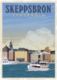 A4 Poster Skeppsbron (Stockholm)