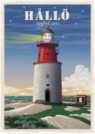A4 Poster Hållö Fyr