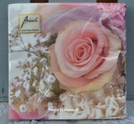 Servet Rose Romance