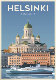 Poster 30 x 40 cm Helsinki