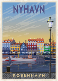 Postcard Nyhavn (Kopenhagen)