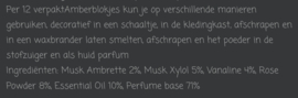 Amber blokje Treasures (groen)