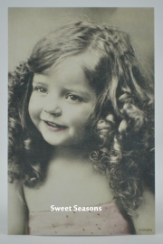 Vintage kaart, enkel, nr. 8034