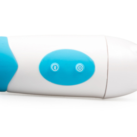 Siliconen vibrator 10 standen - blauw