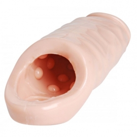 XL penis sleeve & masturbator - huidkleur