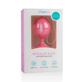 Wiggle Duo vaginaballetjes - roze/wit