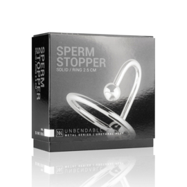 Metalen sperm stopper