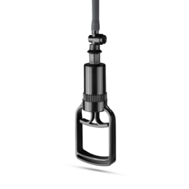 Penispomp met grippomp - zwart