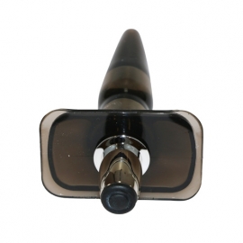 Zilveren vibrerende buttplug