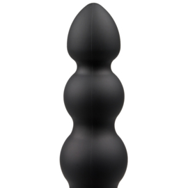 Black Magic - 7 inch geribbelde anaal vibrator