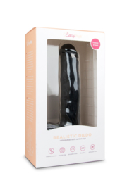 Realistische dildo zwart - 29,5 cm