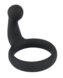 Black Velvets cockring met stimulator