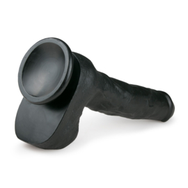 Realistische dildo zwart - 29,5 cm