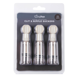 Tepel en clitoris zuigers 3 stuks