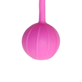 Vaginale balletjes verticale ribbels - roze