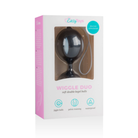 Wiggle duo vaginaballetjes - zwart/wit
