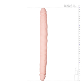 Dubbele dildo - huidkleur