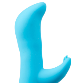 Siliconen vibrator 10 standen - blauw