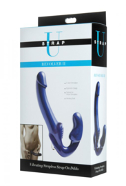 Strapless vibrerende voorbind dildo