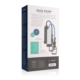 Penispomp met grippomp - zwart