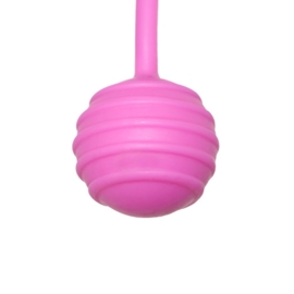 Vaginale balletjes horizontale ribbels - roze