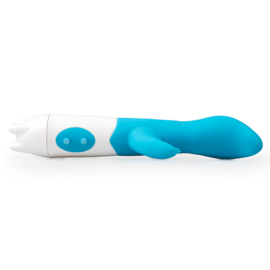 Siliconen vibrator 10 standen - blauw