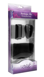 Burlesque Slip Met Vibrator - Zwart