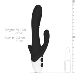 Stellar Vibe Rabbit vibrator - zwart