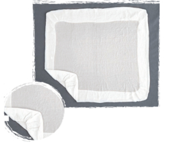 Arte Pura hoeslaken 100% linnen 90x200 cm kleur wit