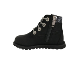 Timberland Pokey Pine  boots rits zwart nubuck