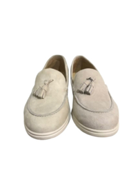 Hip Donna D1075 loafer beige suede flosje