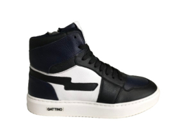 Gattino G1665 Jongens Sneaker Zwart Donker Blauw