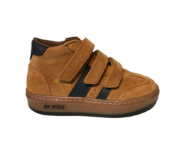 Hip H1353 Jongens Sneaker Klittenband Bruin