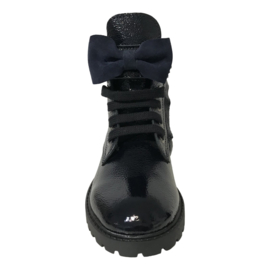 Clic CL-9520 meisjes lak boots zwart