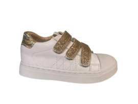 Shoesme SH23S016-B Sneaker White gold meisjes