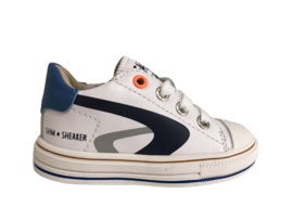 Shoesme ON22S201-A Jongens sneaker white blue