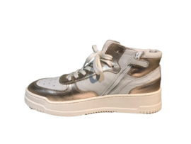 Kipling Lola 2 White half hoge sneaker rose goud accent