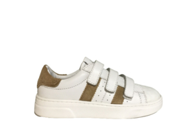 Gattino G1262 Jongens sneaker met klittenband Wit Naturel