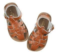 Salt-water Sandals Shark Child Tan