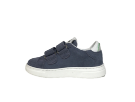 Pinocchio P1081 sneaker jongens klittenband jeans/blauw