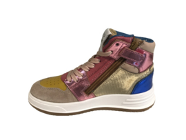 Hip H1012 half hoge sneaker Roze glitter