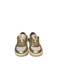 Pinocchio P1057 sneaker meisjes wit beige Goud