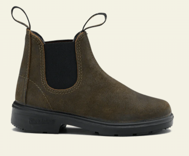 Blundstone elastic sided boot dark olive