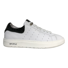 HIP Donna D1938 sneaker wit zwart croco