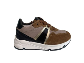 Pinocchio P1730 sneaker meisjes naturel cognac