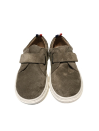 Clic CL-jvelcro  jongens sneaker beige suede