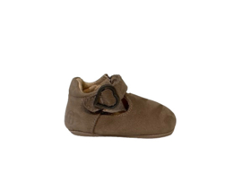 Shoesme BP24W003-A Meisjes bandschoentje baby-proof Taupe